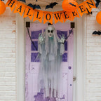 Puerta Fantasma Animatronic Decorativo Adorno Halloween Blanco Fantasma