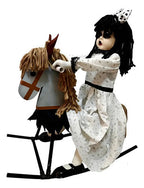 Muñeca Caballo Mecedor Animatronic Decoracion Halloween 72cm