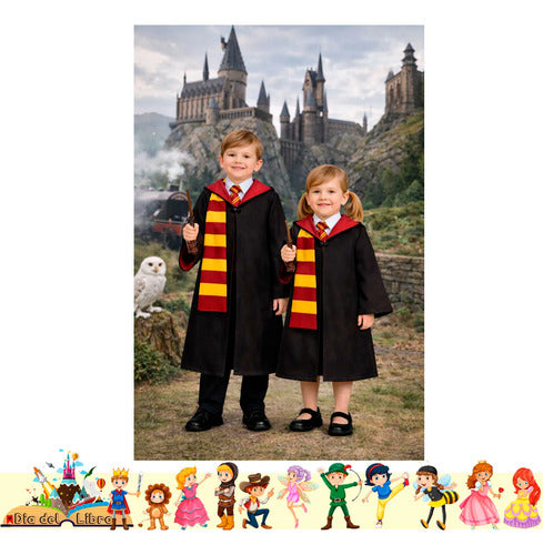Trajes Disfraces Cuentos Infantiles Dia Del Libro Halloween Gryffindor 7-9