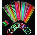 100 Pulseras Fluor Fiestas Neon Tik Tok Decoracion Brillante Varios