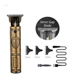 Cortadora De Cabello Trimmer Perfil Hombre Profesional Dorado