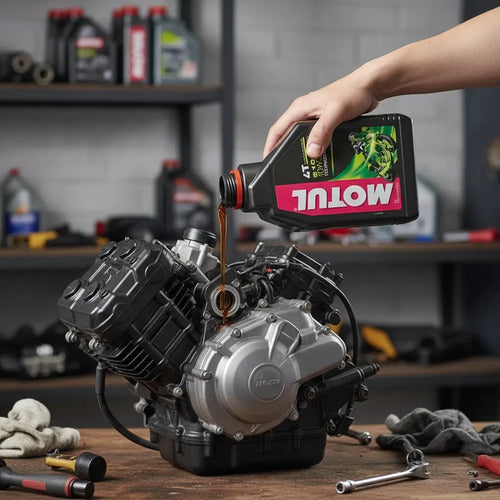 Aceite Motul Aceite Motor 4t 5100 10w30 1l Sintético Motos