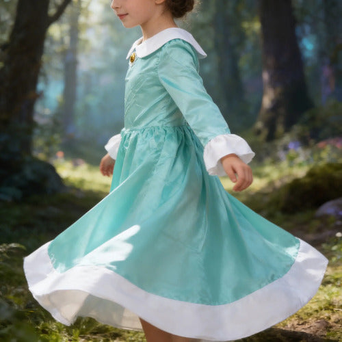 Vestido Disfraz Princesa Peach Día Del Libro Cuento Infantil Peach