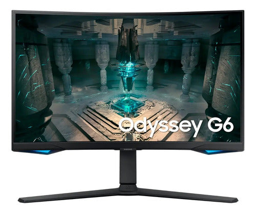 Monitor Gamer Curvo Samsung Odyssey G6 27in Qhd Inalambrico Negro