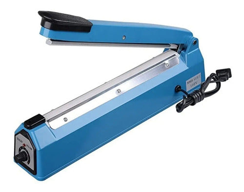 Selladora Bolsas 30 Cm + Respuesto / Maquina Sellado Termico Azul Claro
