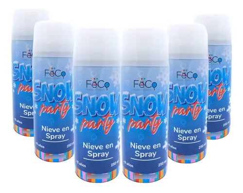 X6 Nieve Spray Nieve Artificial Fiestas Celebraciones