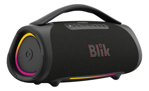 Parlante Bluetooth Portátil Blik Bass400 160w Ipx7 Color Negro