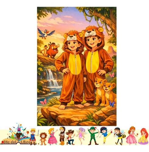Trajes Disfraces Cuentos Infantiles Dia Del Libro Halloween Leon 10-12
