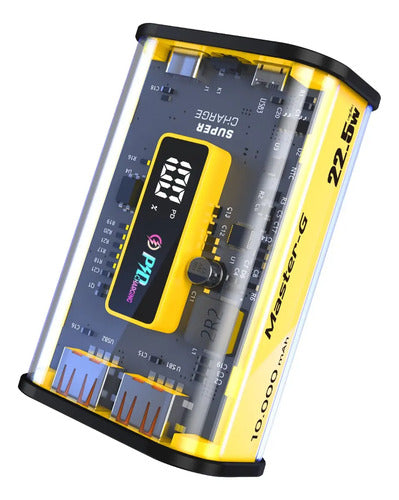 Cargador Portatil Bateria Power Bank Master G 10000mah 22.5w Negro