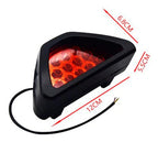 Tercer Stop Luz De Freno Auxiliar Triangular Led Roja 12v