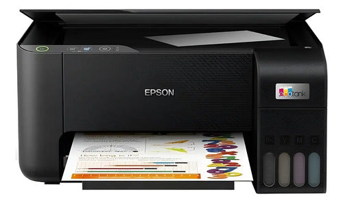 Impresora Multifuncional Epson L3210 Imprime Copia Escanea Negro