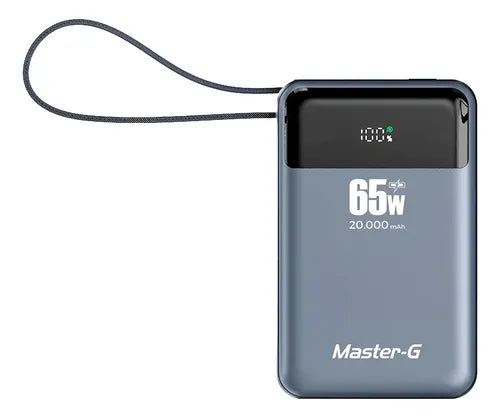 Cargador Portatil Bateria Power Bank Master-g 20.000mah 65w