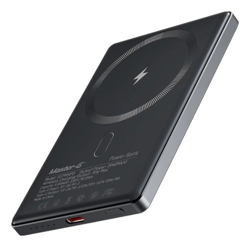 Cargador Power Bank Para iPhone Master-g 5.000mah Magsafe Gris
