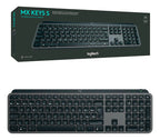 Teclado Inalambrico Logitech Mx Keys S Recargable Usb-c A A Grafito Español Latinoamérica