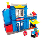 Superzings Estacion De Policia Vehiculo + 2 Figuras Original