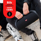 Parlante Portatil Blik Booster2 Bluetooth 5.4 Tws Rms Radio Negro