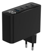 Cargador Master-g Carga Rapida 100w Multipuerto +cable Usb-c Negro