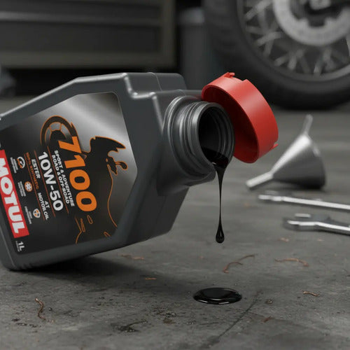 Aceite Motul 7100 10w50 1l Aceite Motor 4t Sintetico Motos