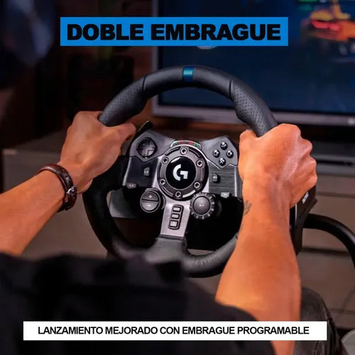 Volante De Carreras Pedales Logitech G923 Playstation 4 Ps5 Negro