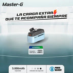 Cargador Portatil Power Bank Master-g 5.000mah Pocket Tipo-c Celeste