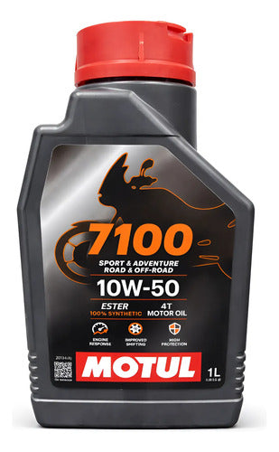 Aceite Motul 7100 10w50 1l Aceite Motor 4t Sintetico Motos