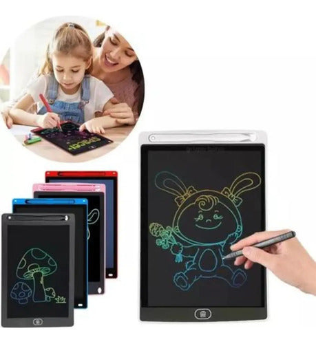 Tablet De Dibujo Lcd Irm 12'' Magic Pad Negro Con Lápiz Incluido
