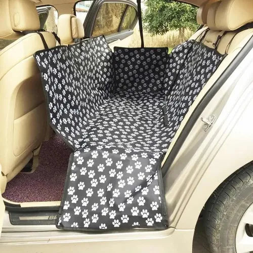 Protector Cubre Asiento Impermeable Para Mascotas Oxford Negro