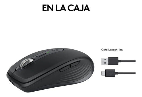 Ratón Inalámbrico Logitech Mx Anywhere 3s Graphite Grafito
