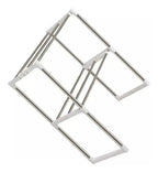 Rack 2 Niveles Estante Organizador Microondas Multiuso Cocin Plateado