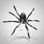 Araña Colgante Animatronics Halloween Decoración Miedo/broma Negro