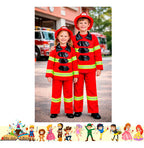 Trajes Disfraces Cuentos Infantiles Dia Del Libro Halloween Bombero 5-6