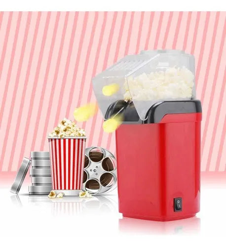 Máquina Cabritas 1200w - 3 Minutos Y Libre Aceite - Popcorn Rojo