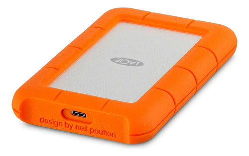 Disco Duro Externo Lacie Rugged 2tb Usb-c 3.0 Rescue 130mbs Naranja