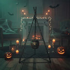 Caldera En Tripode Accesorio Decoracion  Fiestas Halloween
