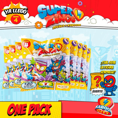 10 Sobres Onepack Superzings Serie 4 Original Coleccionables