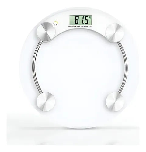 Pesa Corporal Digital De Baño 180kg Vidrio Templado Eficaz Agua