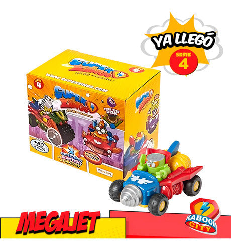 1 Vehiculo Megajet Superzings Serie 4 Original Coleccion Superzings Multicolor