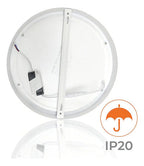Panel Surface 18w Redondo - Unidad - 1 - 220v - Blanco - Blanco - 6500 K