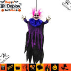 Payaso Colgante Accesorio Decorativo Terror Halloween 60 Cm