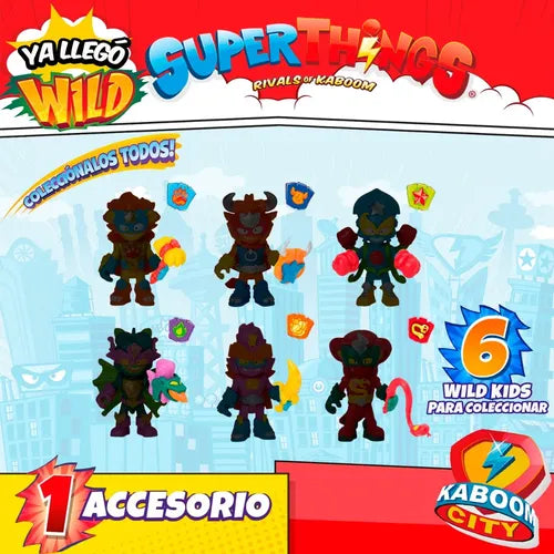 Superthings Wild 1 Kid Silverhorn +1 Superthings +1 Accessor