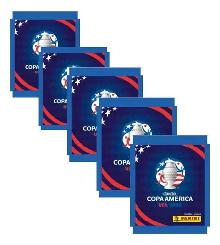 Pack 20 Sobres Panini Copa America 2024 Conmebol 100 Laminas