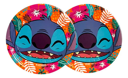 Pack Caja 20 Invitados Cumpleaños Stitch  Decoracion Fiestas