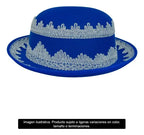 Sombrero Gorro Caporal Danzas Tradicionales Y Fiestas Patria Azul Estandar Lisa