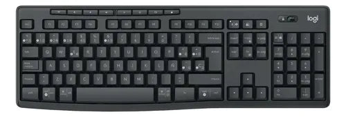Kit Teclado Y Mouse Inalambrico Logitech Mk370 For Bussiness Negro