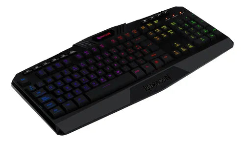 Kit Gamer Redragon Teclado Mouse Y Audifonos S101 Combo 4en1 Negro