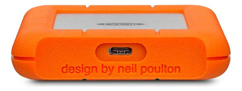 Disco Duro Externo Lacie Rugged 1tb Usb-c 3.0 Rescue 130mbs Naranja