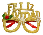 Pack 12 Lentes Anteojos Surtido Fiestas Celebracion Navideña Surtido Feliz Navidad