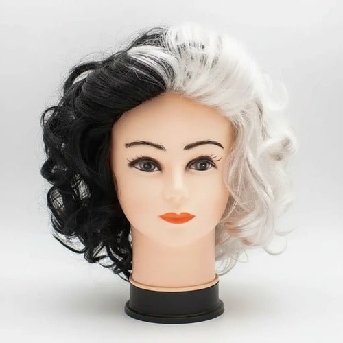 Peluca Halloween Peluca Cruella 101 Dalmatas