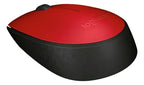 Mouse Inalambrico Logitech M170 Sensor 1000dpi Banda 2.4ghz Rojo