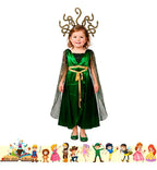 Disfraz Medusa Cuentos Infantiles Dia Del Libro Halloween Verde